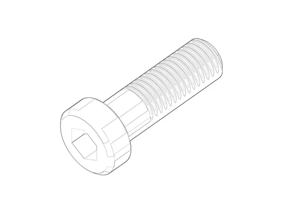 DORNBRACHT Befestigung Zylinderschraube ERSATZTEILE 093030095 M8 x 25 mm, 09303009590 Galeriebild 1